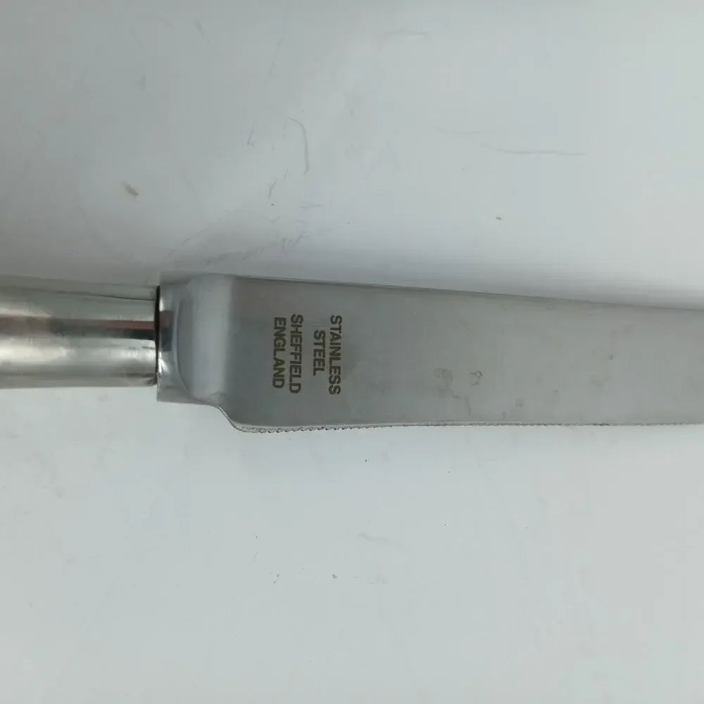4X SK Cooper Bros QUEEN ANNE Stainless Steak Knives Sheffield England
